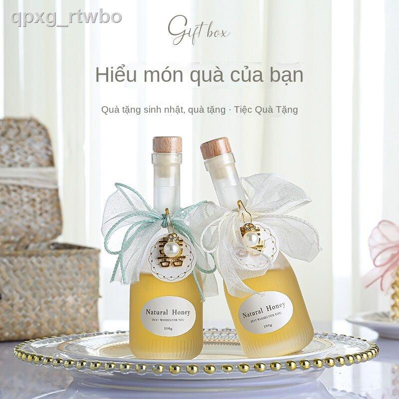 ✟■▽Net người nổi tiếng trong gió đám cưới chai nhỏ mật ong với quà lưu niệm 100g món trăm hoa trả lại thi