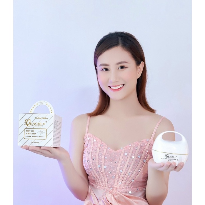 Dưỡng Body KACHI-H Cao cấp24H WHITE 200gr✅