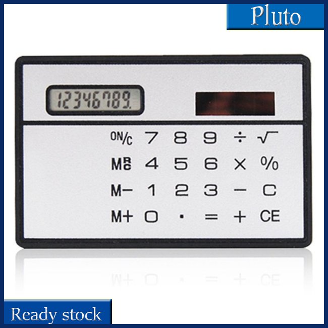 Mới Máy Tính Năng Lượng Mặt Trời Cầm Tay Mini Bỏ Túi