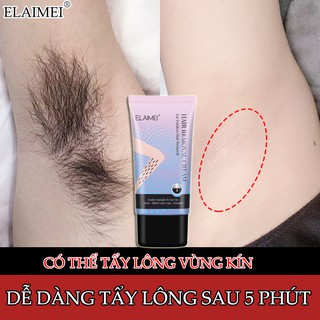 ⚡️Kem tẩy lông ELAIMEI (50ml) an toàn cho da nhạy cảm - Tẩy lông Vùng kín, Bikini, Nách, Chân, Tay, Bụng, Ngực tại nhà