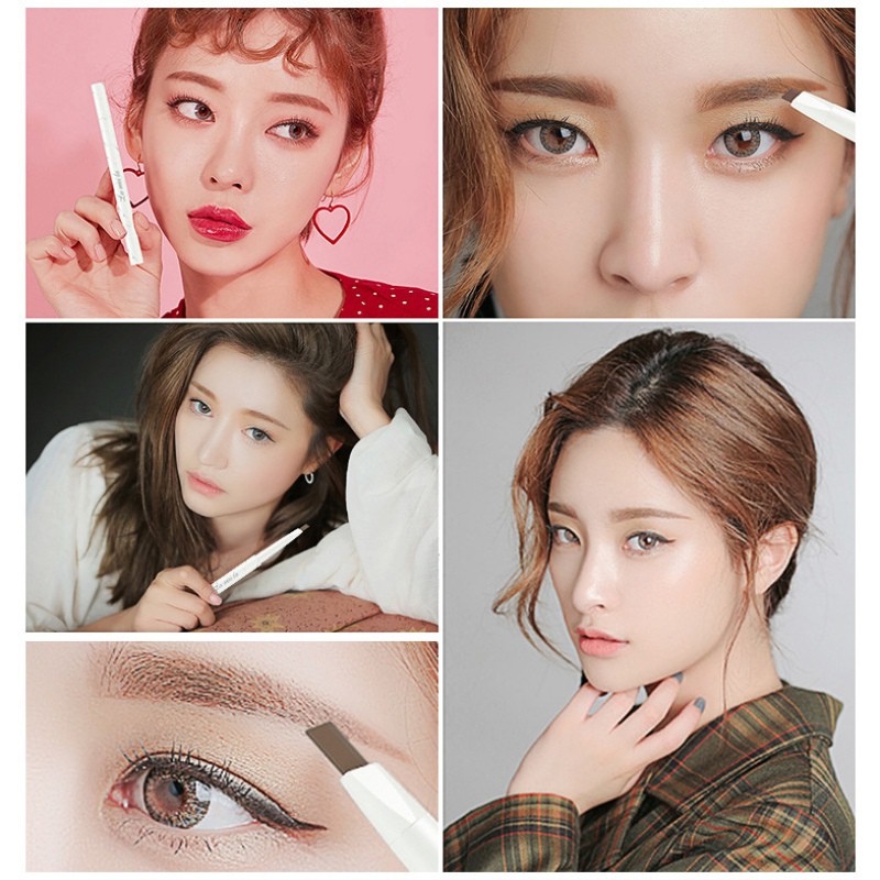 [Hàng mới về] Bút chì kẻ lông mày hai đầu chống thấm nước mồ hôi trang điểm tự nhiên dành cho người mới bắt đầu | BigBuy360 - bigbuy360.vn