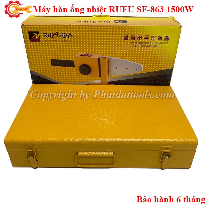 Máy hàn ống nhiệt cỡ lớn RUFU SF863 - Công suất 1500W - Đầy đủ phụ kiện-Bảo hành 6 tháng