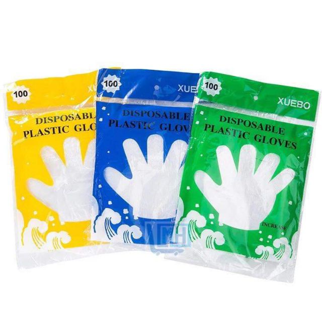 Bịch bao tay nylon dùng 1 lần tiện lợi