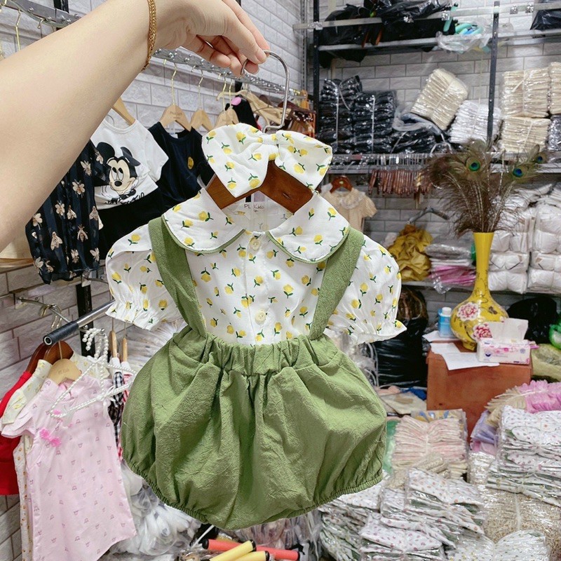 sét yếm kèm tuban cho bé gái