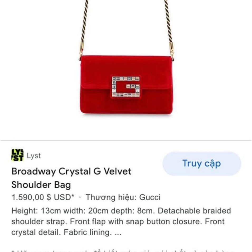 Thanh lý túi G.C nhung sz 20