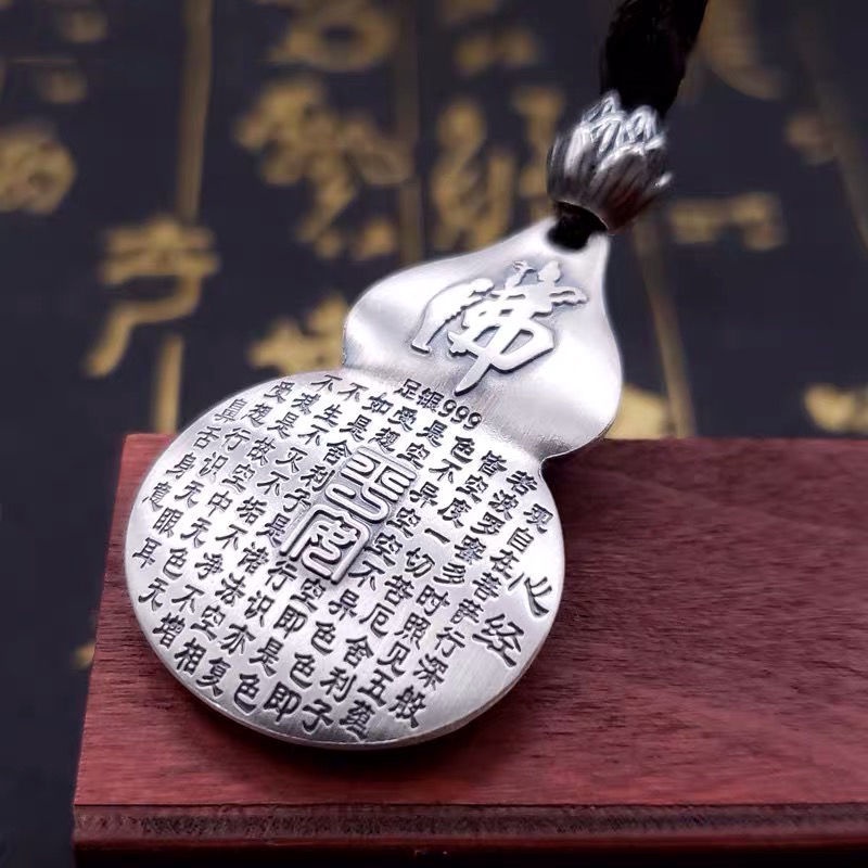 Vòng cổ bạc mặt hình Phật tổ thời trang cho nam và nữ mãi amulet natal Buddha patronhanghaiddong.my21.208