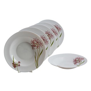 Bộ 6 đĩa thủy tinh ngọc La Opala Diva 30203-6PP 20.3cm