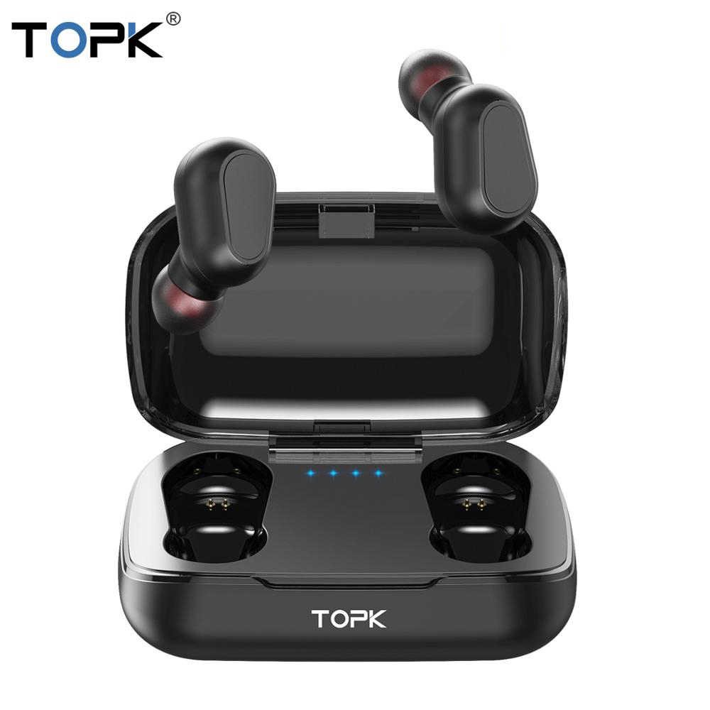 Tai nghe nhét trong không dây mini kết nối Bluetooth hiệu TOPK