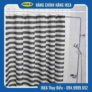 Rèm phòng tắm kẻ  ngang  IKEA
