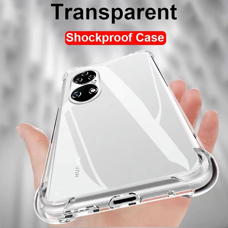 Ốp Điện Thoại Trong Suốt Chống Sốc Cho Huawei P50 P40 P30 P20 Mate 40 30 20 Pro Lite Plus 4G 5G 2022
