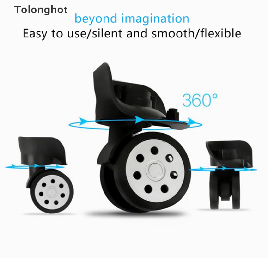 1 Cặp Vỏ Bọc Bánh Xe Vali Du Lịch Không Ồn Tiện Dụng