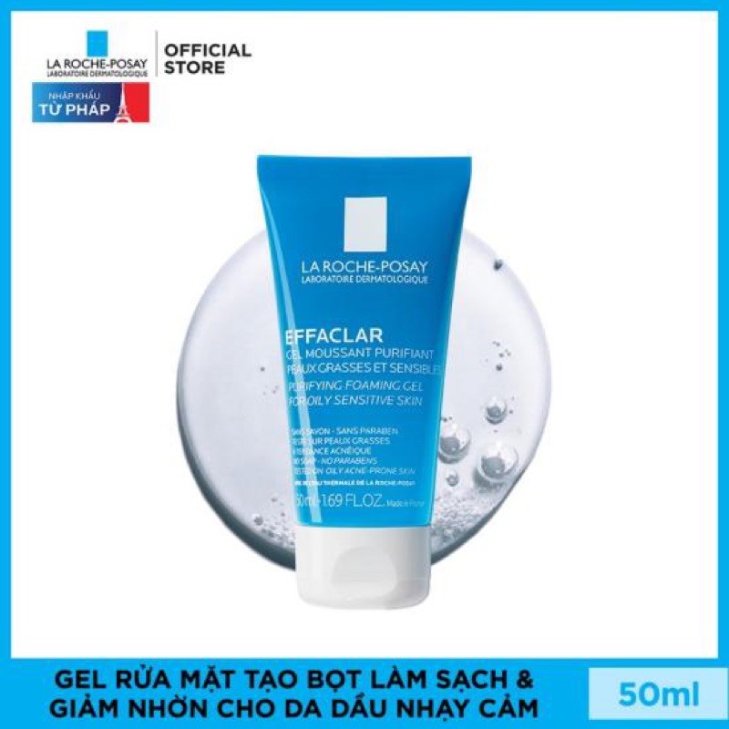 Sữa rửa mặt Laroche Posay  Foaming Gel 50ml