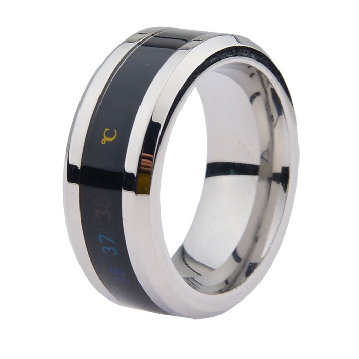 Nhẫn Nam Thời Trang SAZ Cá Tính Hàn Quốc - Nhẫn Nam Đẹp Chất Liệu Titan - Nhẫn Nhiệt Độ