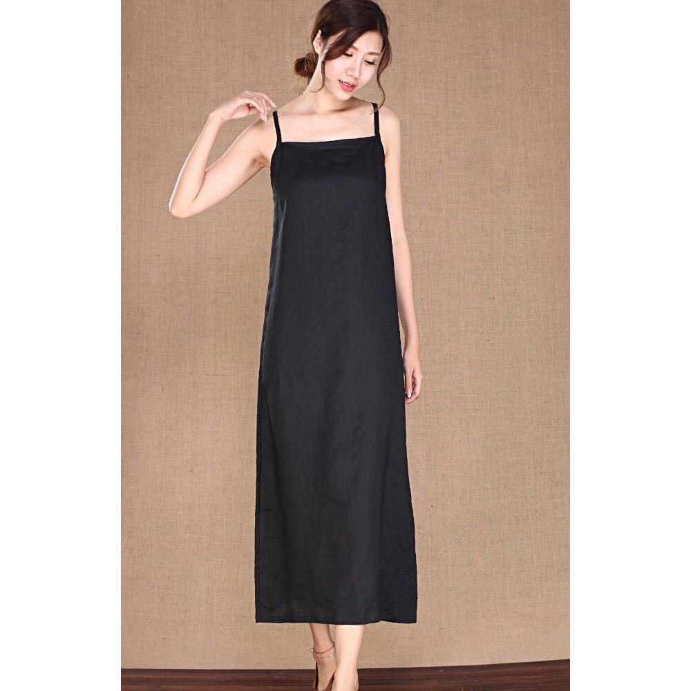 ĐẦM LINEN 2 DÂY ĐIỆU ĐÀ