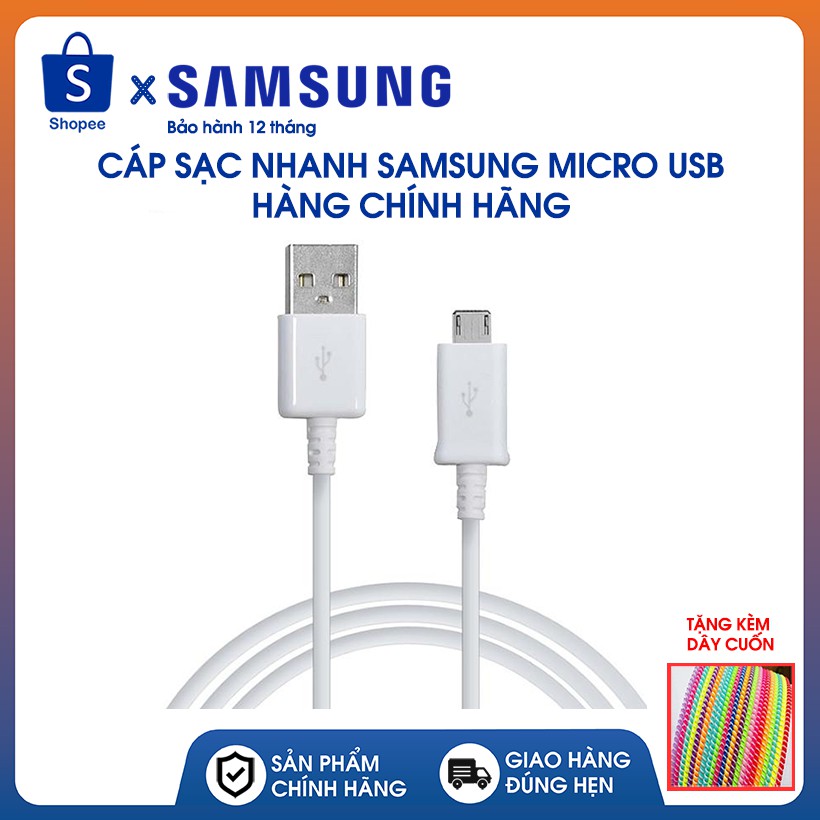 Cáp Sạc Nhanh Samsung Micro Chính Hãng
