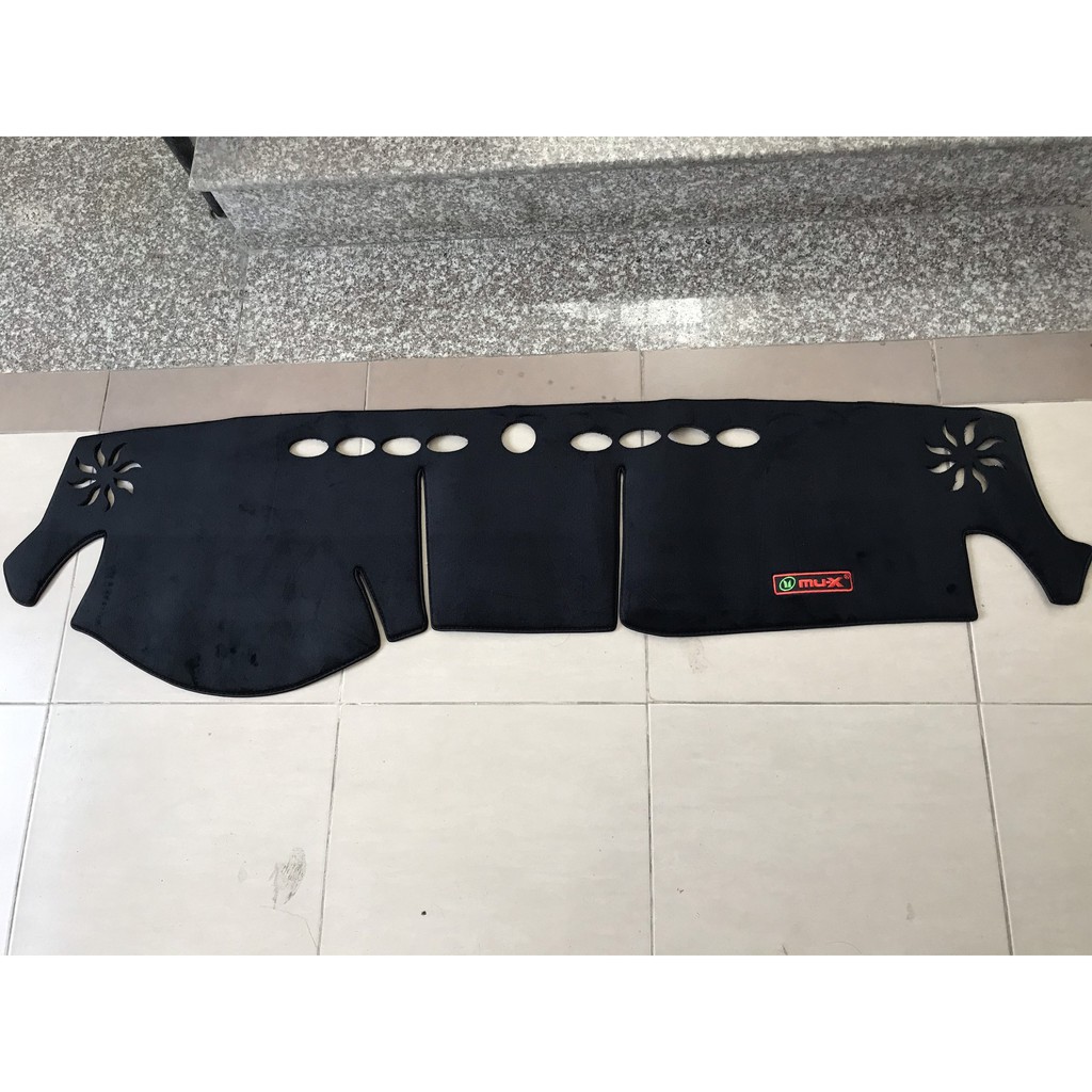 Thảm taplo nhung lông cừu cao cấp isuzu mu-x 2016-2019