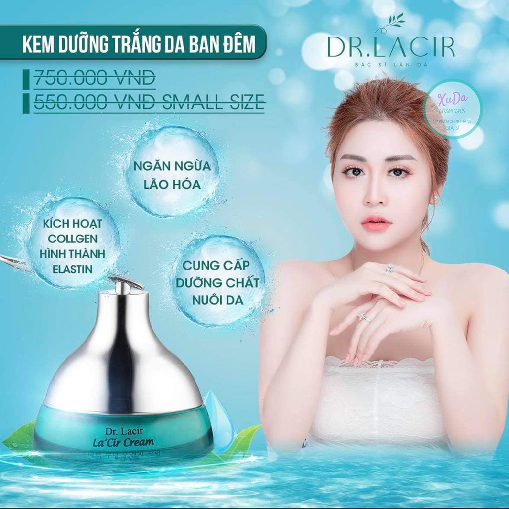 Kem Dưỡng Trắng Da Dr.Lacir - Kem Dưỡng Trắng Da Ban Ngày Cool Cream - Kem Dưỡng Trắng Da Ban Đêm Lacir. Chính Hãng | BigBuy360 - bigbuy360.vn