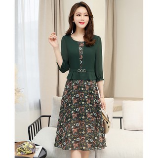 Đầm hoa sang trọng, nữ tính