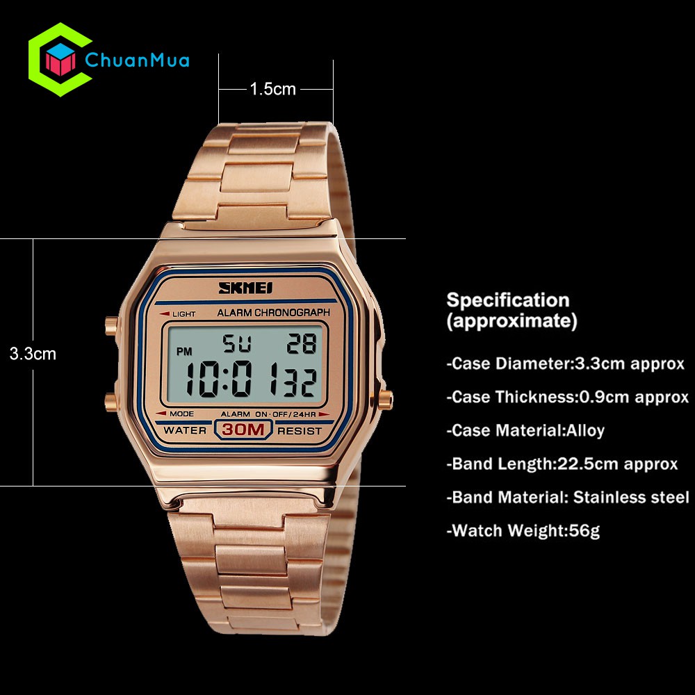 Đồng hồ Nam SKMEI 1123 điện tử DHA357 | BigBuy360 - bigbuy360.vn