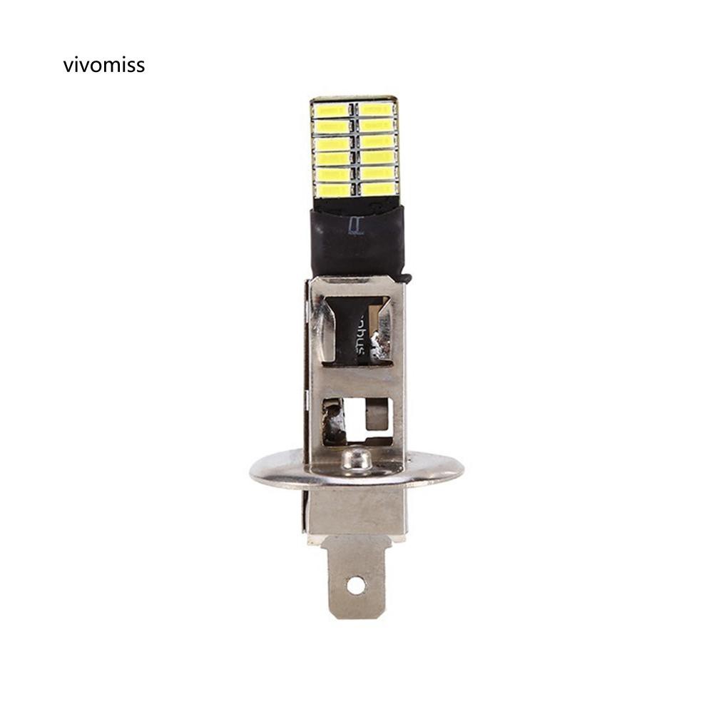 Bóng đèn pha ô tô MS _ 6500K 12V HID Xenon 24-SMD H1 ánh sáng trắng