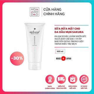Sữa rửa mặt cho da dầu và mụn Sakura Purifying Cleanser
