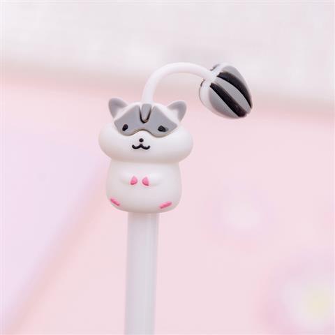 Bút Bi Ngòi 0.5mm Mực Đen Kiểu Dáng Hoạt Hình Dễ Thương Cho Học Sinh