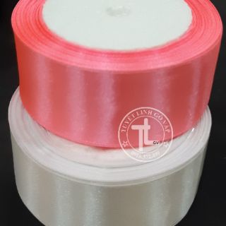 Ruban lụa 4cm làm hoa vải ,nơ : 48k / cuộn