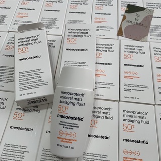 Kem chống nắng Mesoestetic Mineral Matt Antiaging Fluid 50ml(mẫu mới)