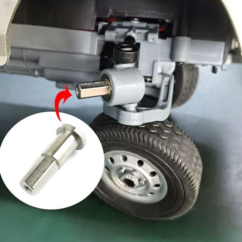 Trục Chuyển Đổi Bánh Xe Trước Và Sau Bằng Kim Loại Cho Xe Điều Khiển Từ Xa Wpl D12 1 / 10 5mm