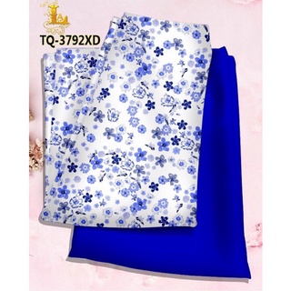 vải áo dài hoa nhí