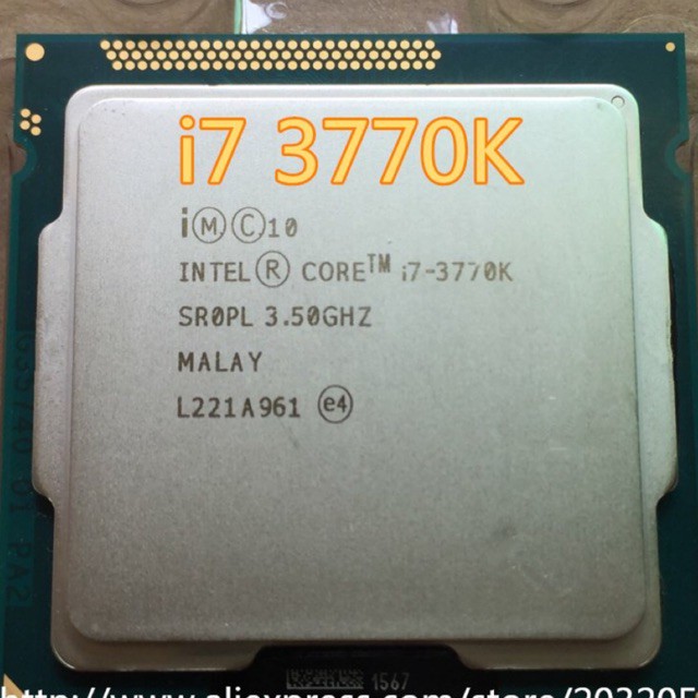 Bộ xử lý Intel® Core™ i7-3770K 8M bộ nhớ đệm, tối đa 3,90 GHz