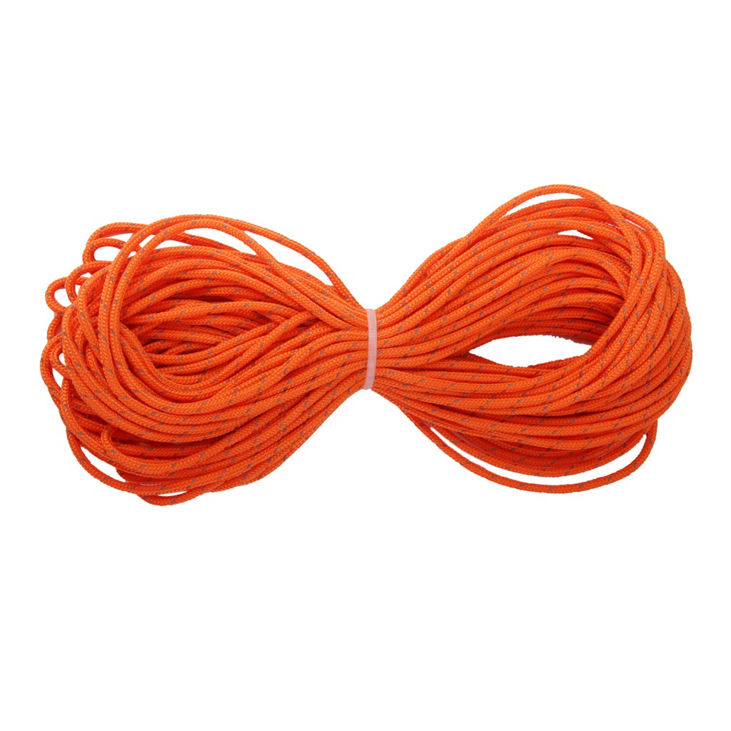 Cuộn Dây Phản Quang Màu Cam 3mm Dài 20M Đa Ứng Dụng