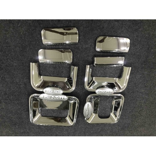 🔥 Freeship 🔥 Bộ Ốp tay nắm hõm cửa mạ crom xe Transit cao cấp/ Phụ kiện làm đẹp, đồ chơi xe Ford Transit