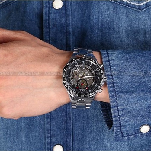 C03 Đồng hồ cơ Nam WINNER_BIG_STEEL_AMERICAN | BigBuy360 - bigbuy360.vn