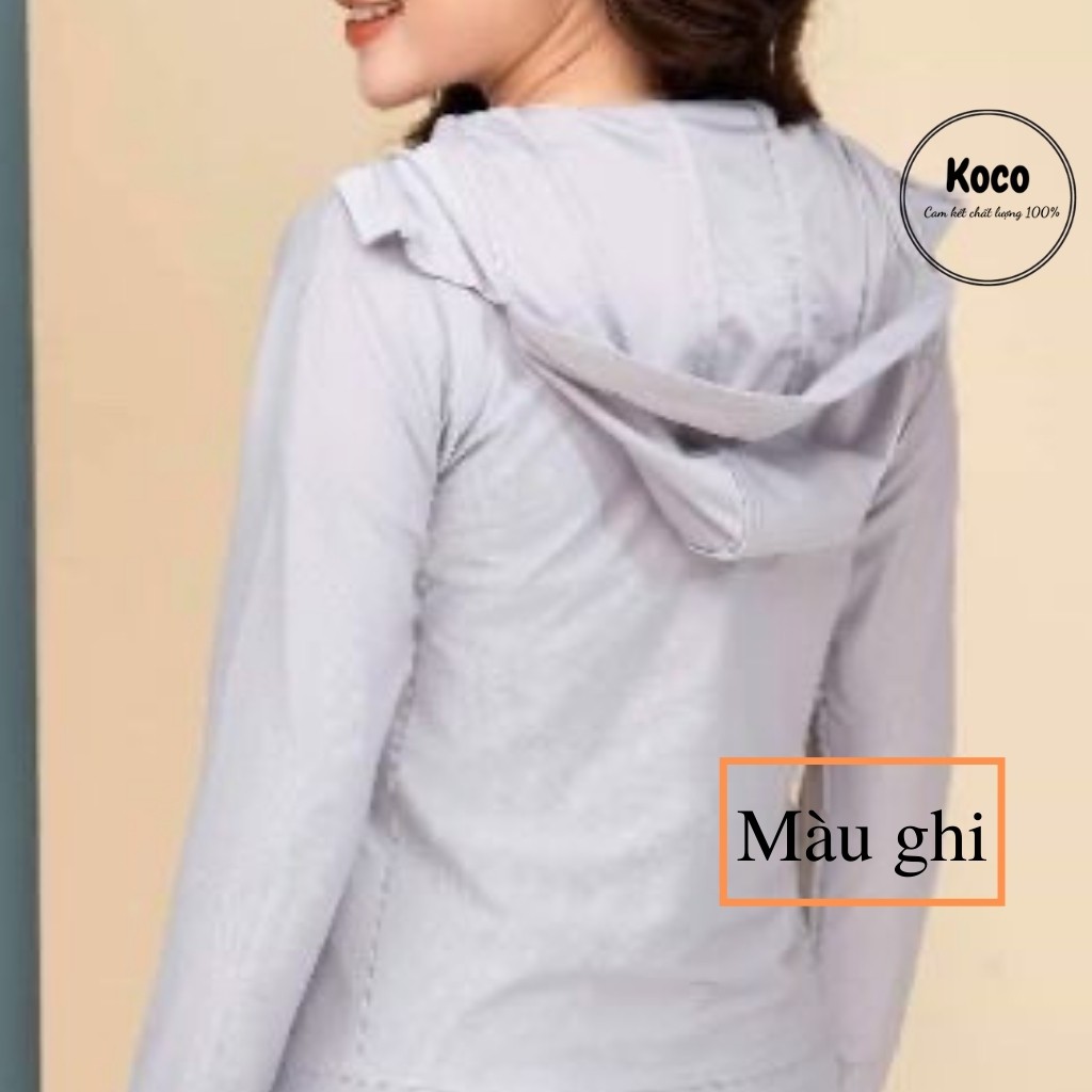 Áo chống nắng MISI 2 lớp, thông hơi, chống tia UV, Áo chống nắng nữ Koco Dori | BigBuy360 - bigbuy360.vn