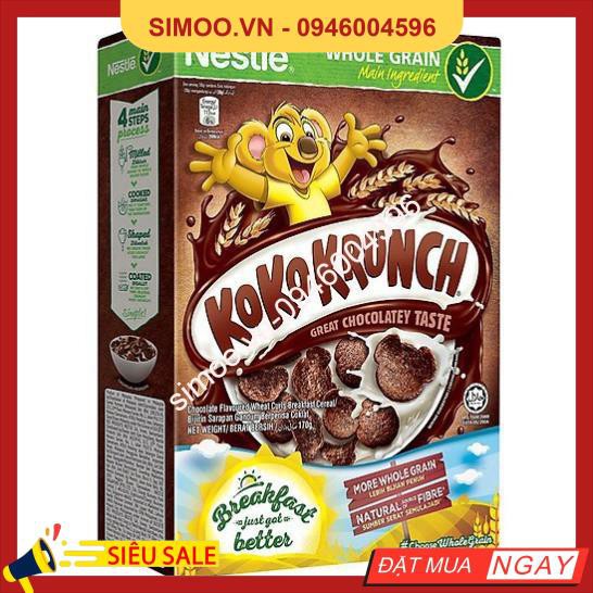 💥 ⚡ SẢN PHẨM CHÍNH HÃNG ( NGŨ CỐC ĂN SÁNG NESTLE KOKO KRUNCH 170G