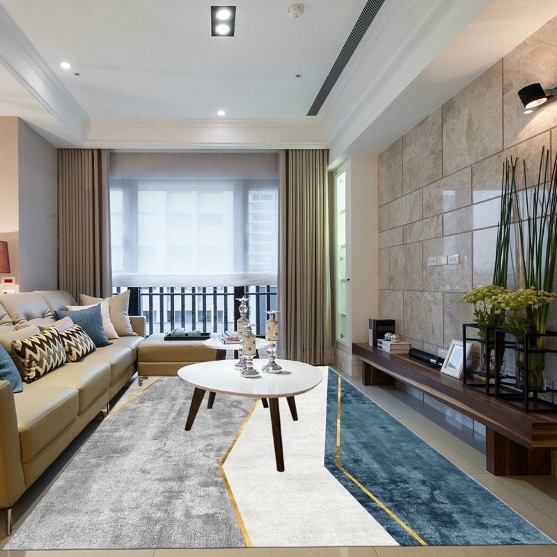 Thảm Trải Sàn Bali 5D Các Mẫu Hình Khối Sang Trọng Đẹp Mới Nhất Kt 1m6x2m3 và 2mx3m