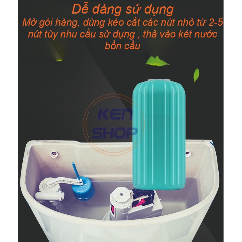 Không mùi hương - Lọ thả bồn cầu hàn quốc, lọ tẩy diệt khuẩn khử mùi toilet phiên bản mới với 4 màu sắc tự nhiên