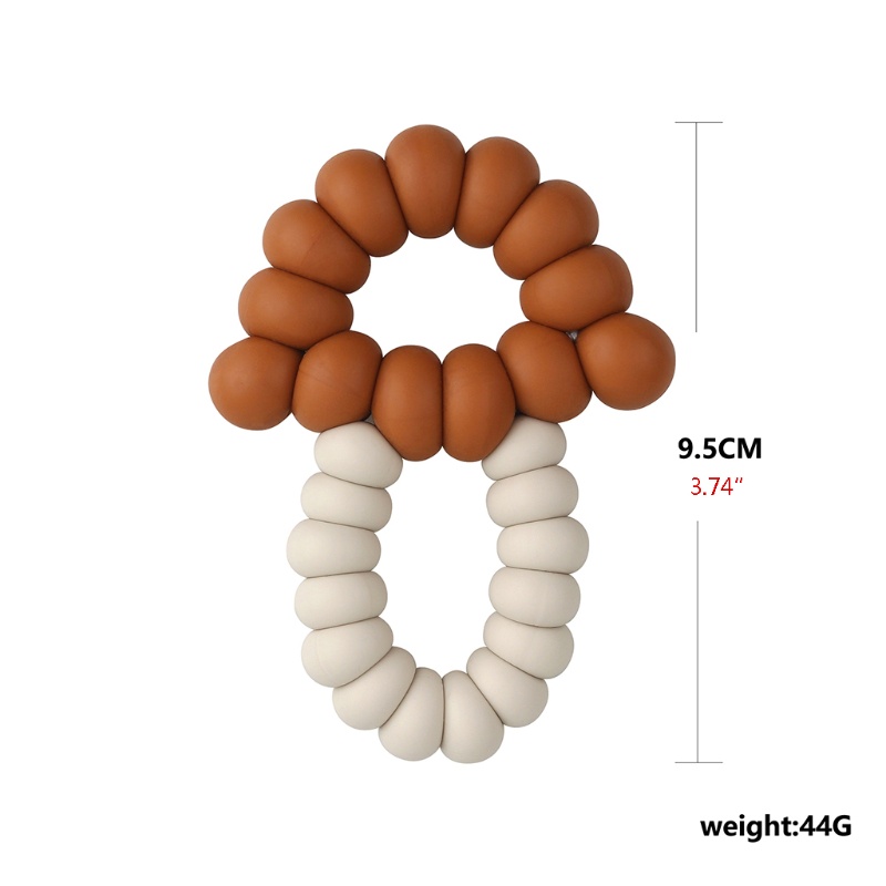 Vòng Tay Đồ Chơi Hạt Silicone Cấp Thực Phẩm Cho Bé Gặm Nướu