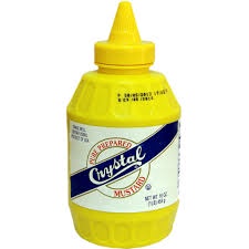 Mù Tạt Vàng hiệu Crystal Chai 454g