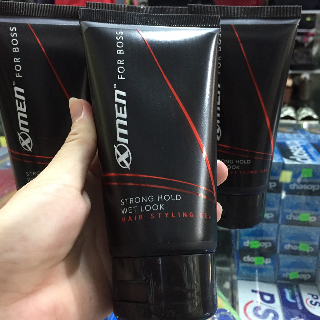 XMEN gel tạo kiểu tóc for boss strong hold wet look 150g BOSS ĐỎ