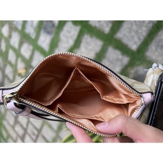 [chính hãng] ví cầm tay Coach sz 20cm