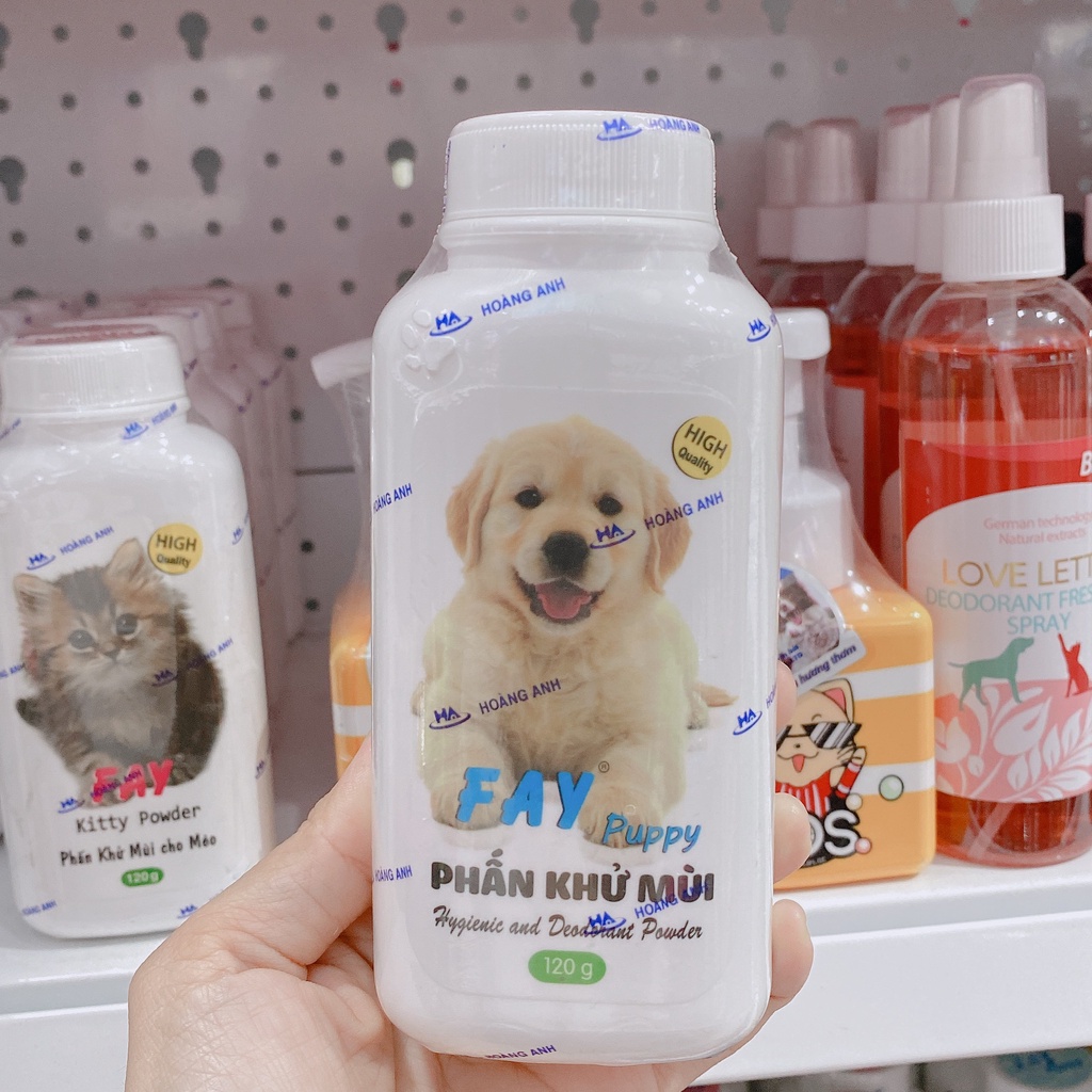 phấn thơm khử mùi cho chó mèo CỰC THƠM KHỬ KHUẨN