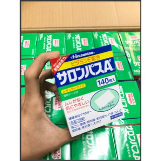 Miếng dán giảm đau nhanh Salonpas Hisamitsu140 miếng Nhật Bản
