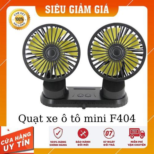 [HOT] Quạt đôi mini để trên xe oto, bàn làm việc, cổng USB tiện lợi