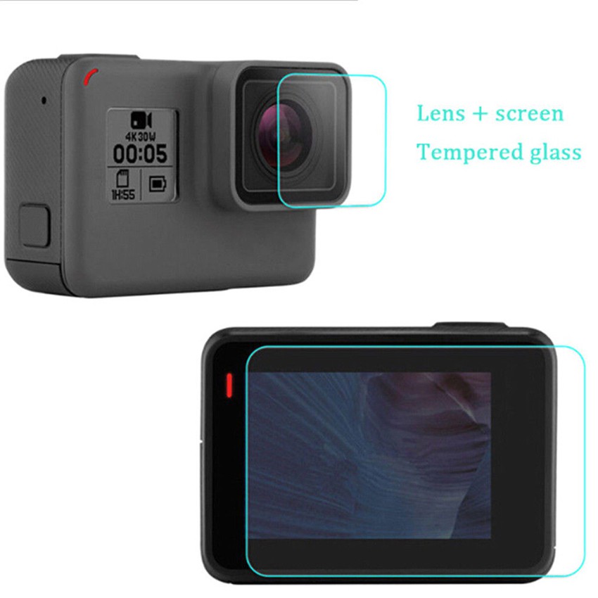 Kính Cường Lực 9h Bảo Vệ Màn Hình Cho Gopro Hero 6 / 5