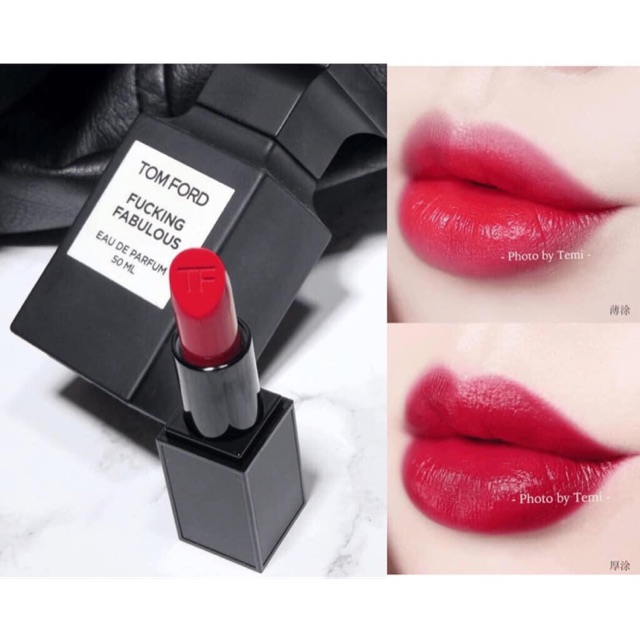 Son Tom Ford màu FF02 Fabulous Lip Color Limited Edition - Đỏ ánh Hồng