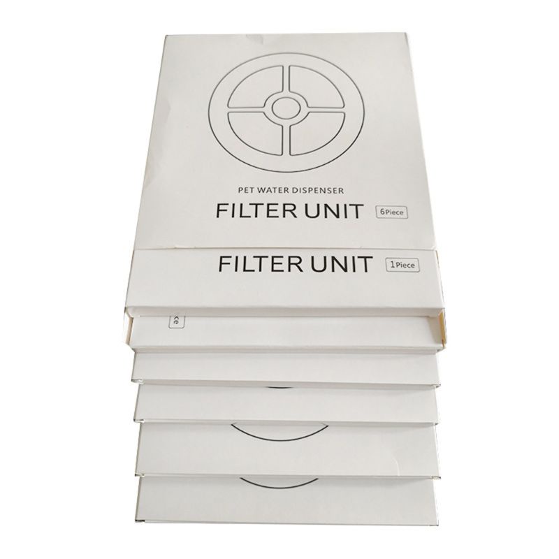 Bộ 6 Tấm Lọc Thay Thế Cho Vòi Nước Uống Của Thú Cưng