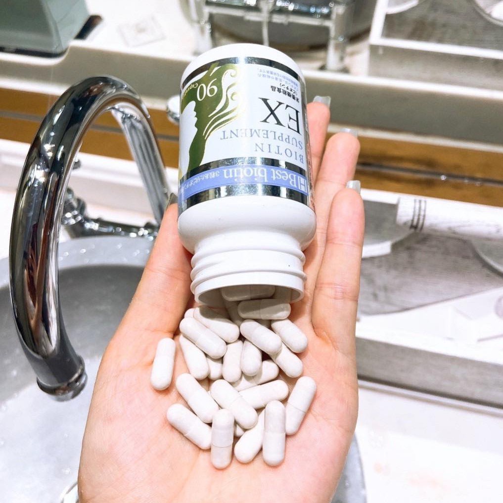 Viên uống hỗ trợ MỌC TÓC Best Biotin Supplement EX Nhật Bản 90 viên