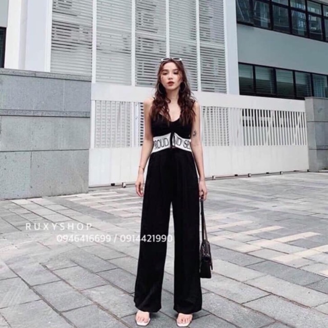 set áo 2 dây cotton quần xuông